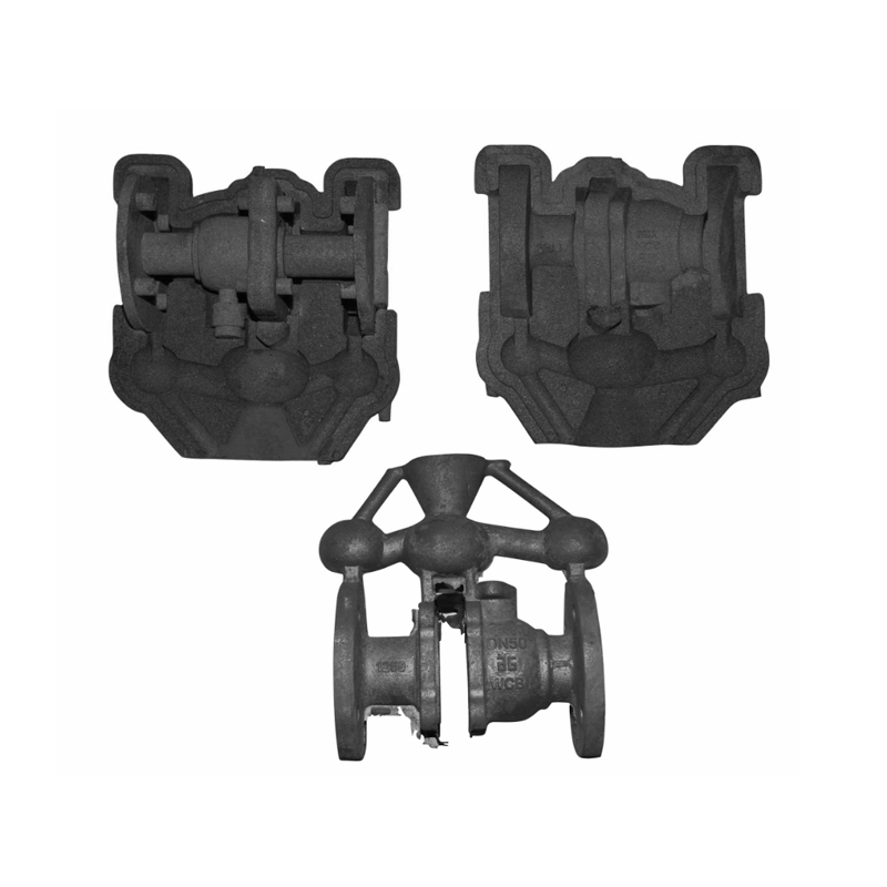 Ventilbeschichtete Sandgussform